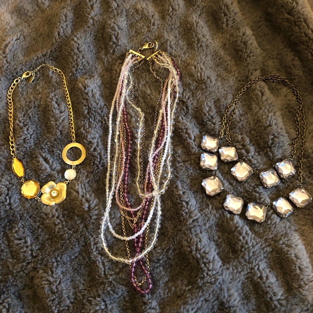 Statement Necklaces - lot of 3